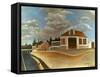 Rousseau: Factory, C1897-Henri Rousseau-Framed Stretched Canvas