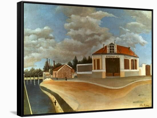 Rousseau: Factory, C1897-Henri Rousseau-Framed Stretched Canvas