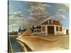 Rousseau: Factory, C1897-Henri Rousseau-Stretched Canvas