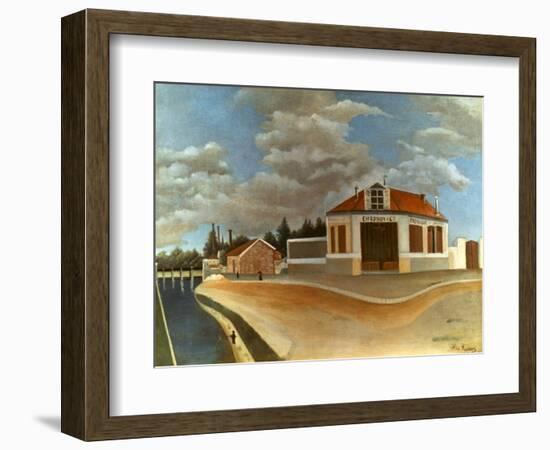 Rousseau: Factory, C1897-Henri Rousseau-Framed Giclee Print