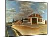 Rousseau: Factory, C1897-Henri Rousseau-Mounted Giclee Print