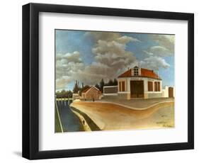 Rousseau: Factory, C1897-Henri Rousseau-Framed Premium Giclee Print