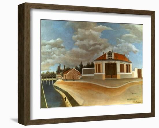 Rousseau: Factory, C1897-Henri Rousseau-Framed Giclee Print