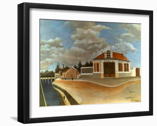 Rousseau: Factory, C1897-Henri Rousseau-Framed Giclee Print