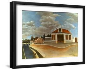 Rousseau: Factory, C1897-Henri Rousseau-Framed Giclee Print