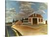 Rousseau: Factory, C1897-Henri Rousseau-Stretched Canvas