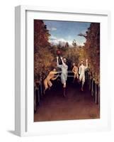 Rousseau: Football, 1908-Henri Rousseau-Framed Giclee Print