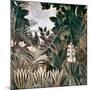 Rousseau: Jungle, 1909-Henri Rousseau-Mounted Giclee Print