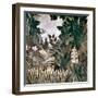 Rousseau: Jungle, 1909-Henri Rousseau-Framed Giclee Print