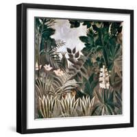 Rousseau: Jungle, 1909-Henri Rousseau-Framed Giclee Print