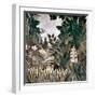 Rousseau: Jungle, 1909-Henri Rousseau-Framed Giclee Print