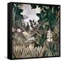 Rousseau: Jungle, 1909-Henri Rousseau-Framed Stretched Canvas