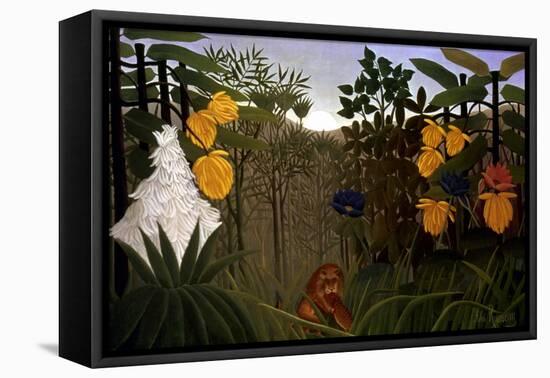 Rousseau: Lion-Henri Rousseau-Framed Stretched Canvas