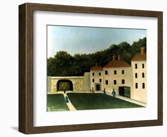 Rousseau:Promenaders,C1907-Henri Rousseau-Framed Giclee Print