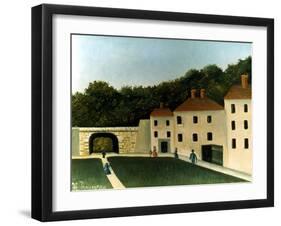 Rousseau:Promenaders,C1907-Henri Rousseau-Framed Giclee Print