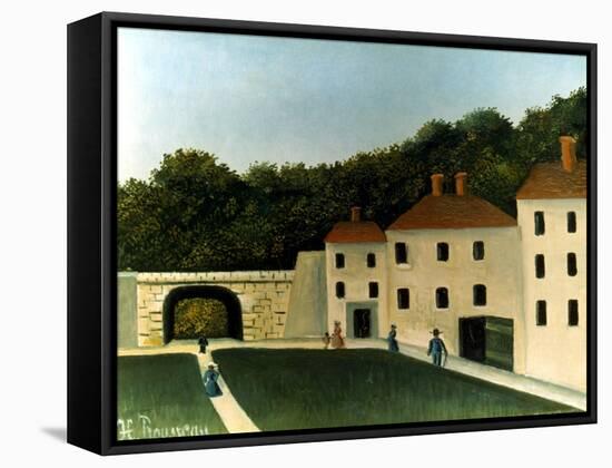 Rousseau:Promenaders,C1907-Henri Rousseau-Framed Stretched Canvas