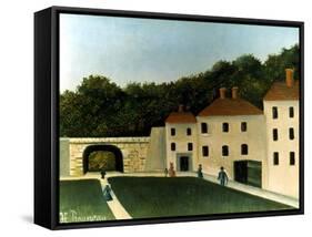 Rousseau:Promenaders,C1907-Henri Rousseau-Framed Stretched Canvas