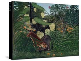 Rousseau's Jungle I-Henri Rousseau-Stretched Canvas