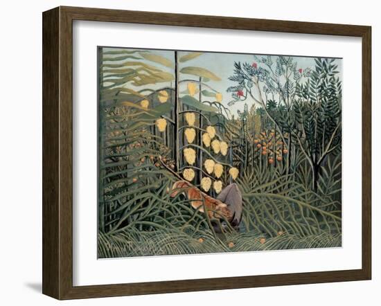 Rousseau's Jungle II-Henri Rousseau-Framed Art Print