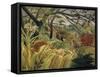 Rousseau's Jungle V-Henri Rousseau-Framed Stretched Canvas