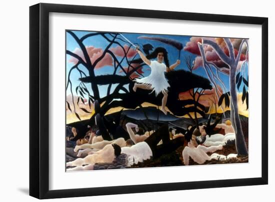 Rousseau: War, 1894-Henri Rousseau-Framed Giclee Print