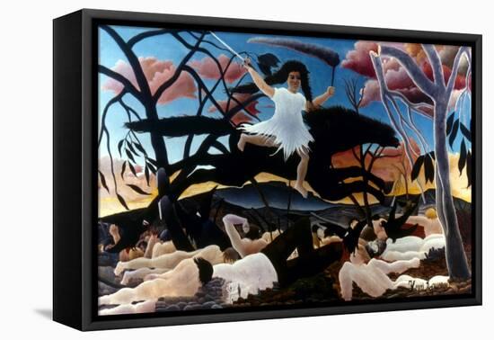 Rousseau: War, 1894-Henri Rousseau-Framed Stretched Canvas