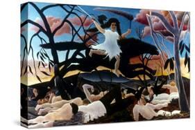 Rousseau: War, 1894-Henri Rousseau-Stretched Canvas