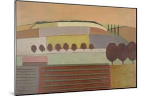 Roussillon Landscape-Eric Hains-Mounted Giclee Print