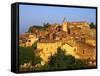 Roussillon Village, Provence, France-John Miller-Framed Stretched Canvas