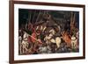 Rout of St. Roman (Battle of St Roman),by Paolo Uccello, c. 1436-1439 . Uffizi Gallery, Florence-Paolo Uccello-Framed Premium Giclee Print