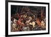 Rout of St. Roman (Battle of St Roman),by Paolo Uccello, c. 1436-1439 . Uffizi Gallery, Florence-Paolo Uccello-Framed Premium Giclee Print