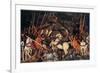 Rout of St. Roman (Battle of St Roman),by Paolo Uccello, c. 1436-1439 . Uffizi Gallery, Florence-Paolo Uccello-Framed Art Print