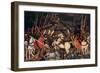 Rout of St. Roman (Battle of St Roman),by Paolo Uccello, c. 1436-1439 . Uffizi Gallery, Florence-Paolo Uccello-Framed Art Print