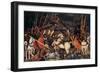 Rout of St. Roman (Battle of St Roman),by Paolo Uccello, c. 1436-1439 . Uffizi Gallery, Florence-Paolo Uccello-Framed Art Print