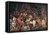 Rout of St Roman (Battle of St Roman)-Paolo di Dono (Uccello)-Framed Stretched Canvas