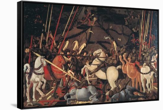 Rout of St Roman (Battle of St Roman)-Paolo di Dono (Uccello)-Framed Stretched Canvas