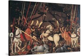 Rout of St Roman (Battle of St Roman)-Paolo di Dono (Uccello)-Stretched Canvas