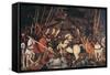 Rout of St Roman (Battle of St Roman)-Paolo di Dono (Uccello)-Framed Stretched Canvas