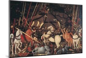 Rout of St Roman (Battle of St Roman)-Paolo di Dono (Uccello)-Mounted Premium Giclee Print