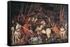 Rout of St Roman (Battle of St Roman)-Paolo di Dono (Uccello)-Framed Stretched Canvas