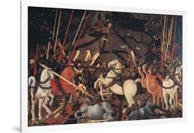 Rout of St Roman (Battle of St Roman)-Paolo di Dono (Uccello)-Framed Giclee Print