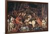 Rout of St Roman (Battle of St Roman)-Paolo di Dono (Uccello)-Framed Giclee Print