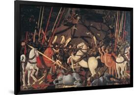 Rout of St Roman (Battle of St Roman)-Paolo di Dono (Uccello)-Framed Giclee Print