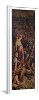 Rout of the Turks at Piombino, 1563-1565-Giorgio Vasari-Framed Giclee Print