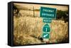 Route 1 Sign, California-Andrew Bayda-Framed Stretched Canvas