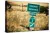 Route 1 Sign, California-Andrew Bayda-Stretched Canvas