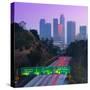 Route 110, Los Angeles, California, United States of America, North America-null-Stretched Canvas