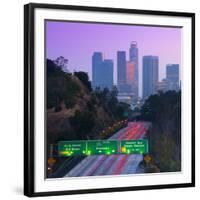 Route 110, Los Angeles, California, United States of America, North America-null-Framed Photographic Print