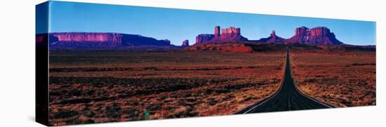 Route 163, Monument Valley, Tribal Park, Utah, USA-null-Stretched Canvas