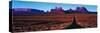 Route 163, Monument Valley, Tribal Park, Utah, USA-null-Stretched Canvas